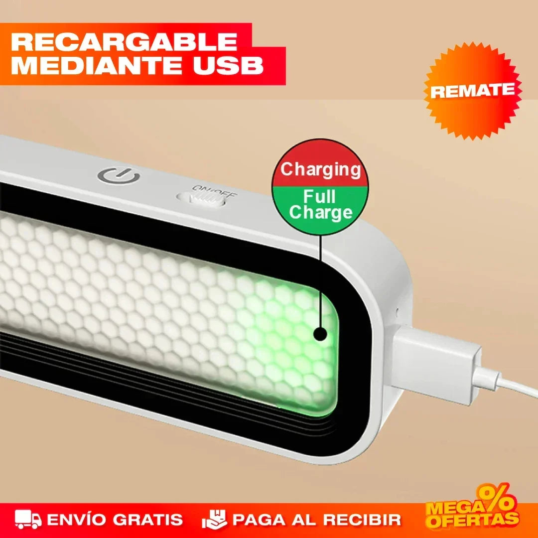 Ilumina tu espejo sin cables y disfruta una luz práctica donde la necesites